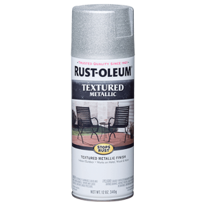 Textured Metallic Spray Paint