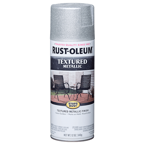 Textured Metallic Spray Paint